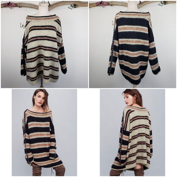 Free People Sweaters - Free people Sid slouchy striped sweater